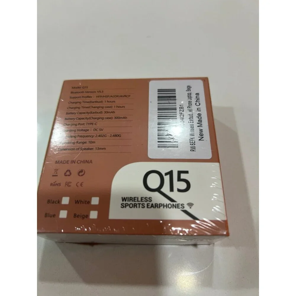 Q15 Wireless Sports Earphones.